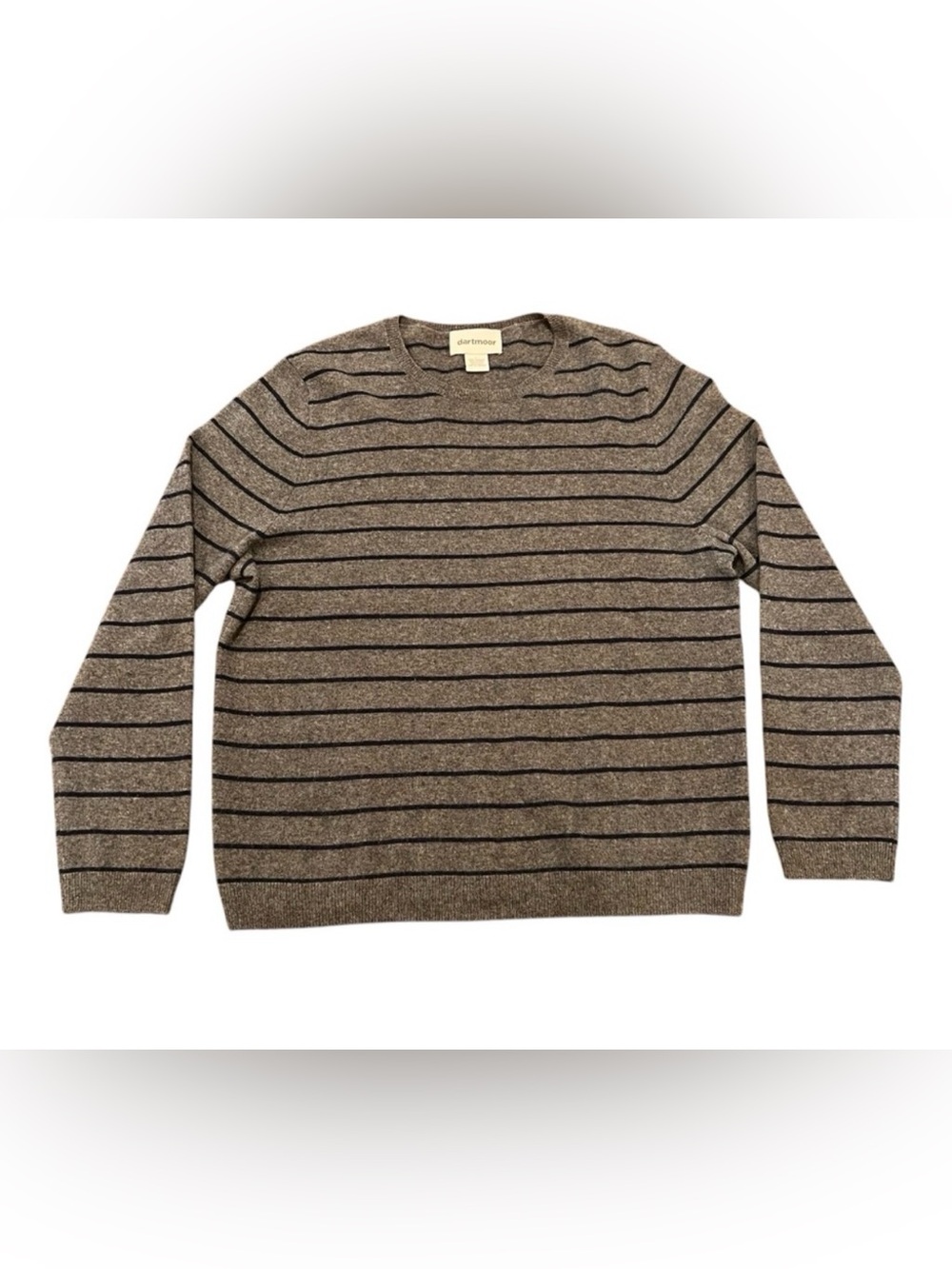 Dartmoor Men’s 100%‎ Cashmere Lightweight Crewneck Sweater Large Gray/Blue
